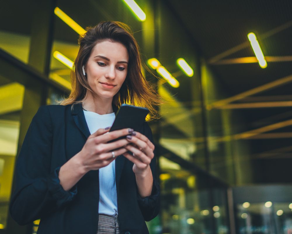 Woman on Phone